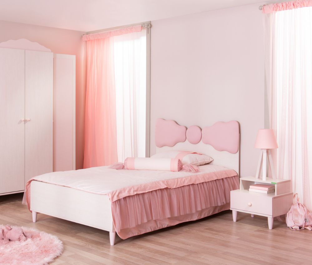 Pollina Sandıklı Karyola ágyneműtartóval