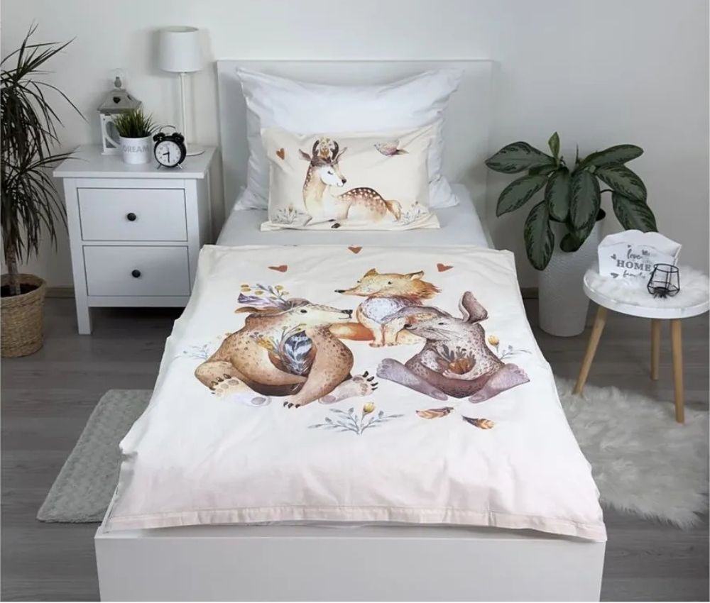 Lullaby Állatos Gyerek Ágyneműhuzat Szett előnézet