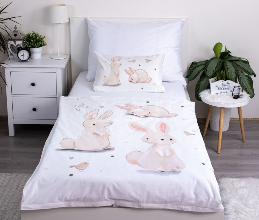Lullaby Nyuszis Gyerek Ágyneműhuzat Szett előnézet