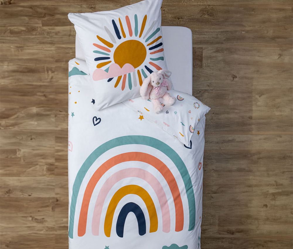 Lullaby Szivárványos Gyerek Ágyneműhuzat Szett előnézet