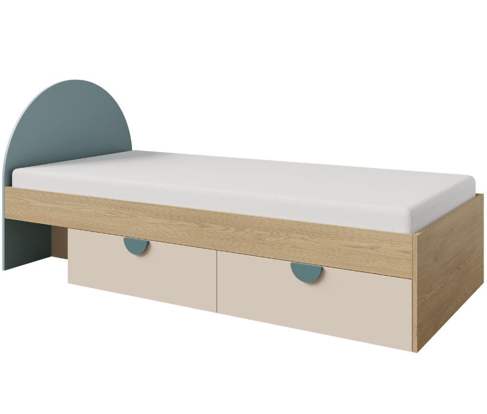 Lurevo Nova Blue ágyneműtartós gyerekágy