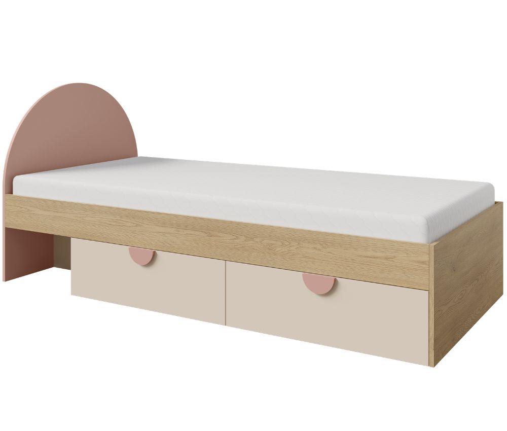 Lurevo Nova Rose ágyneműtartós gyerekágy