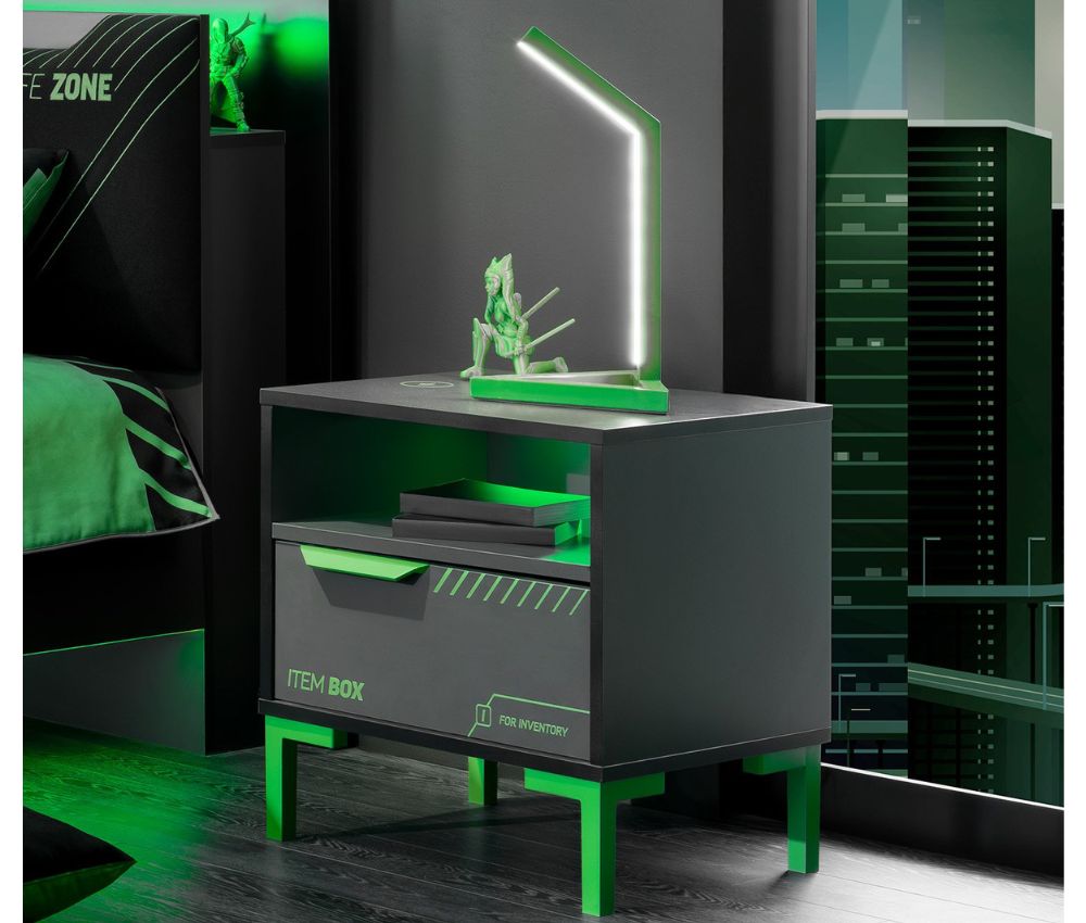 Caploonba Targon Komód Plus RGB világítással és töltőállomással
