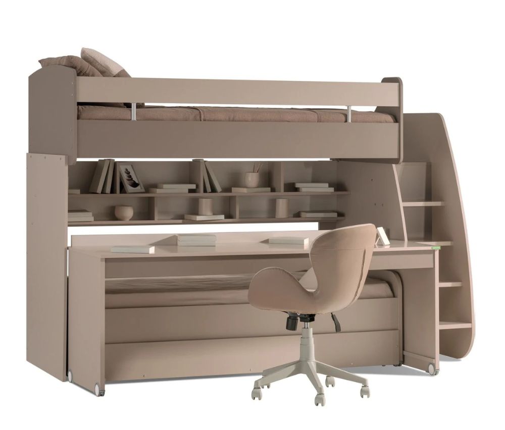 Caploonba Riga Maxi galériaágy 90×200 cm elölnézet