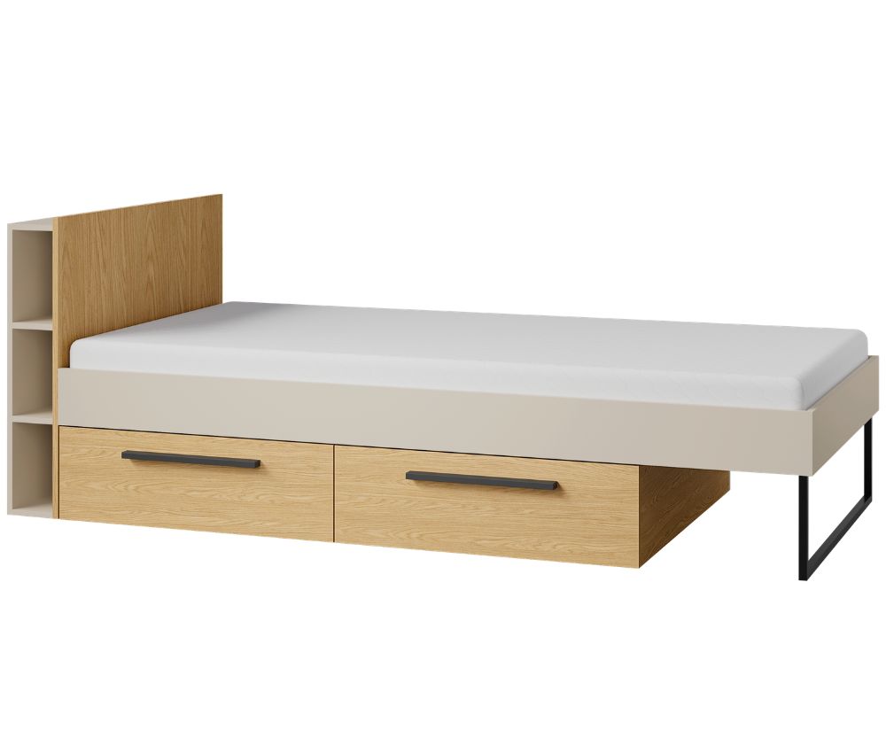 Lurevo Avelo Oak Ágyneműtartós Gyerekágy részlet