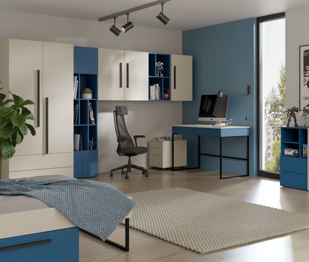 Lurevo Avelo Blue Polcos Szekrény