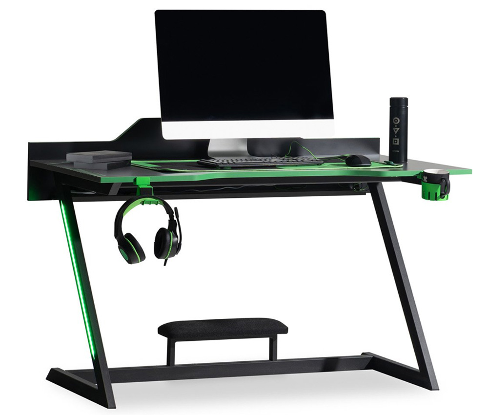 Caploonba Targon Gamer Íróasztal gamer kiegészítőkkel
