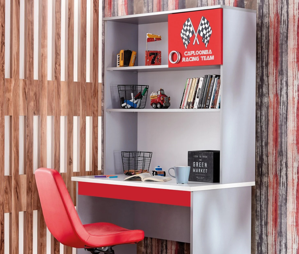 Caploonba Turbo Cap study desk with storage