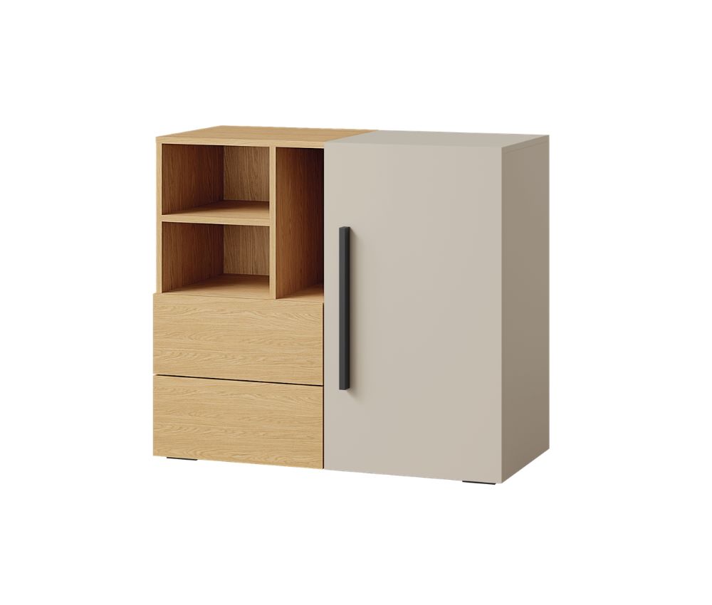 Lurevo Avelo Oak Közepes Komód belső kialakítás