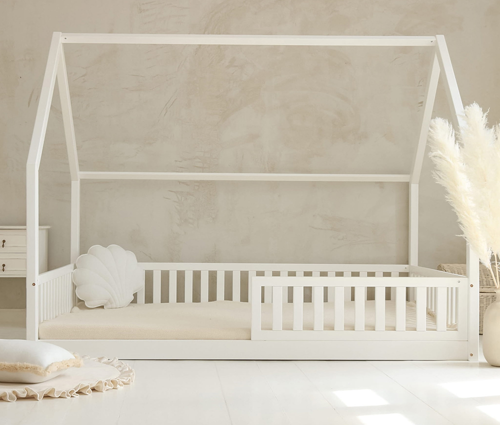 Luloo Bianco házikóágy 200×140 cm fehér színben