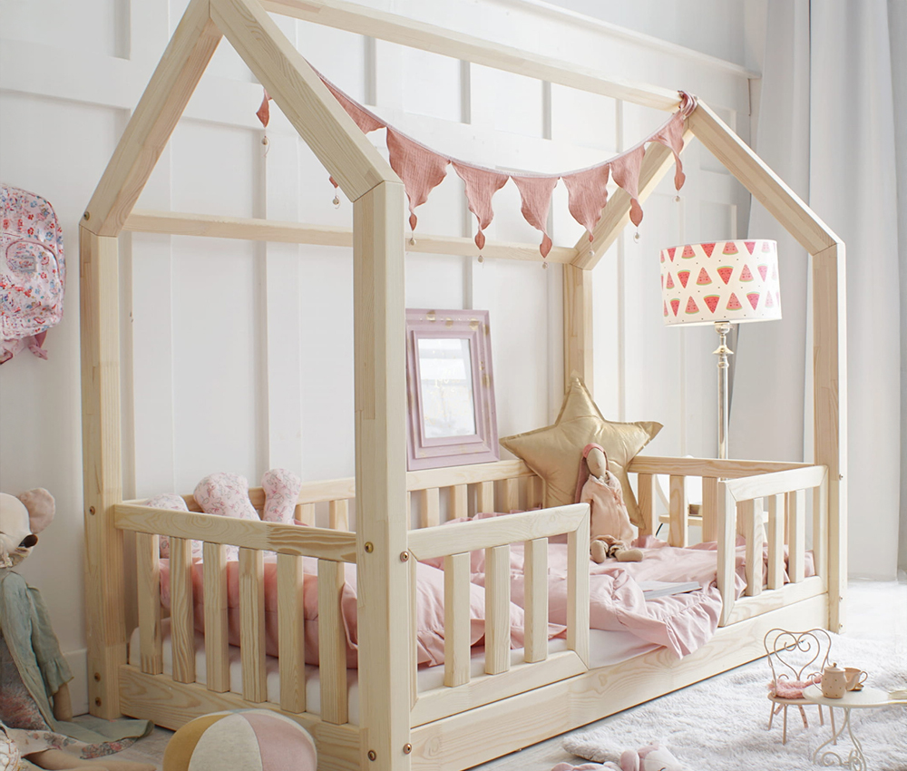 Luloo Bianco Duo skandináv gyerekágy 190x90