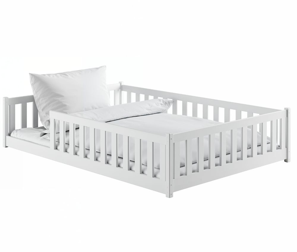 Lano Mati fehér Montessori gyerekágy 140x200
