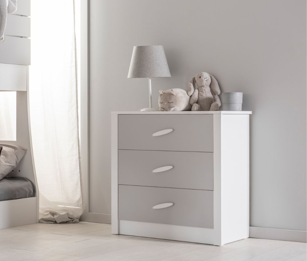 Caploonba My House White komód – oldalnézet