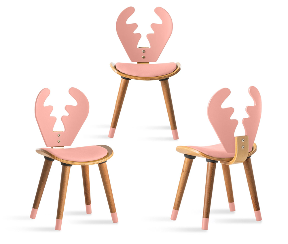 Caploonba Woodba Pink Agancsos Gyerekszék háttámla