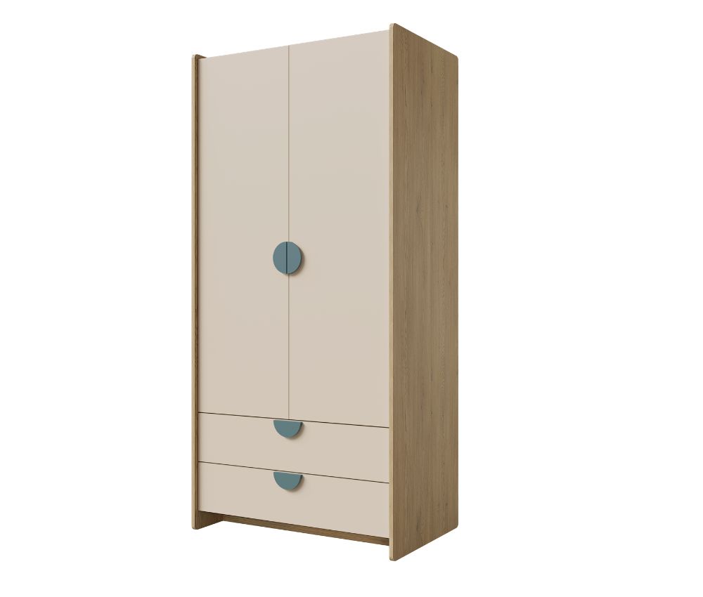 Lurevo Nova Blue 2 osztású szekrény