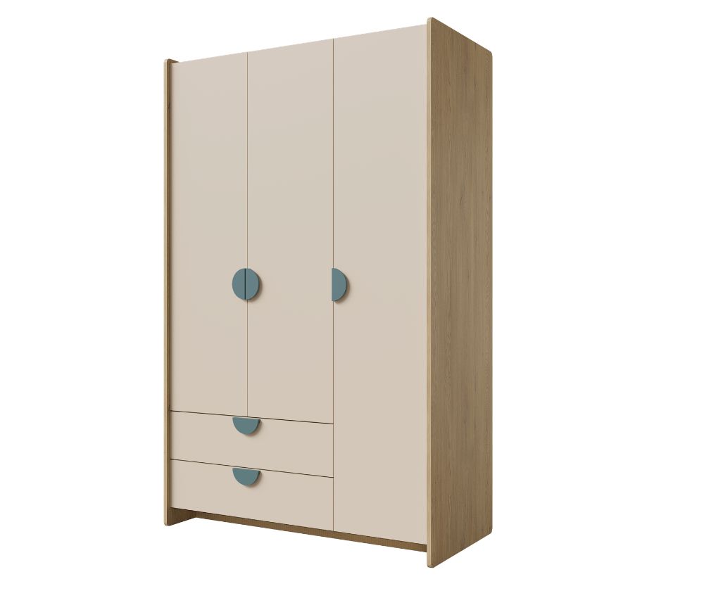 Lurevo Nova Blue 3 osztású szekrény