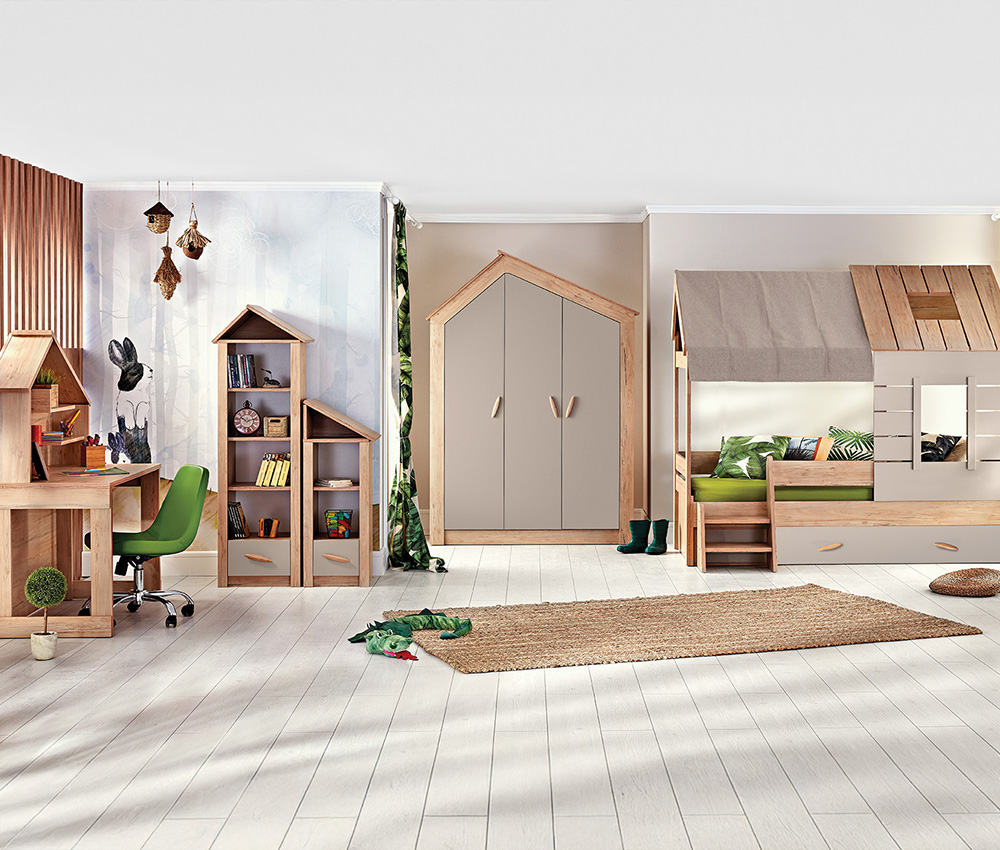 Caploonba My House Montessori ágy elölnézet