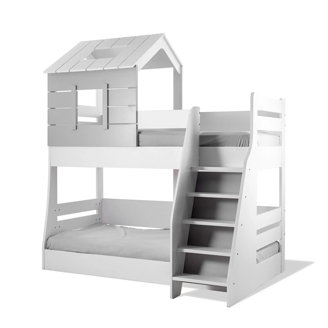 Caploonba My House White Emeletes Ágy (100x200-90x200 cm) (Jobbos)