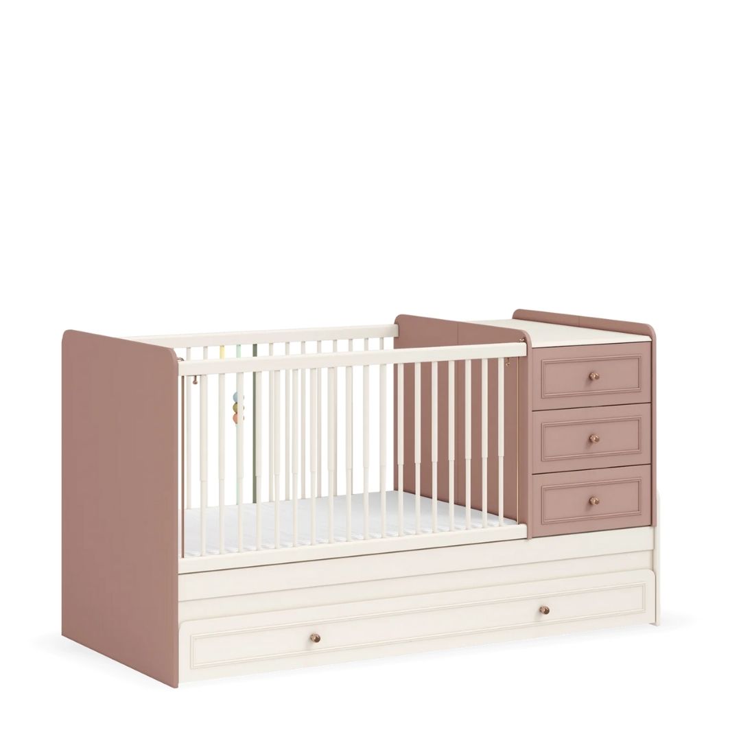 Cilek Elegance Baby Kombi Kiságy Pótággyal (80x130-80x180 cm)
