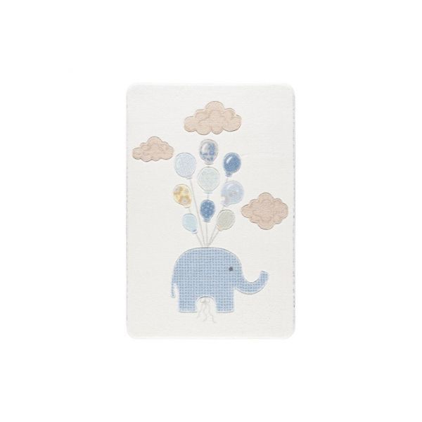 Confetti Édes Kék Elefánt Szőnyeg (100x150 Cm)