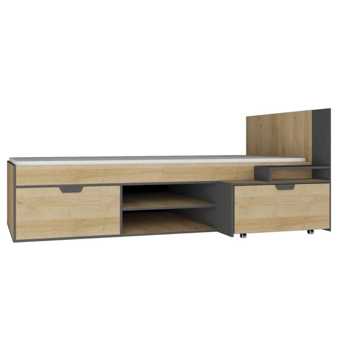Meblar Nano Timber Gyerekágy (90x200 Cm)