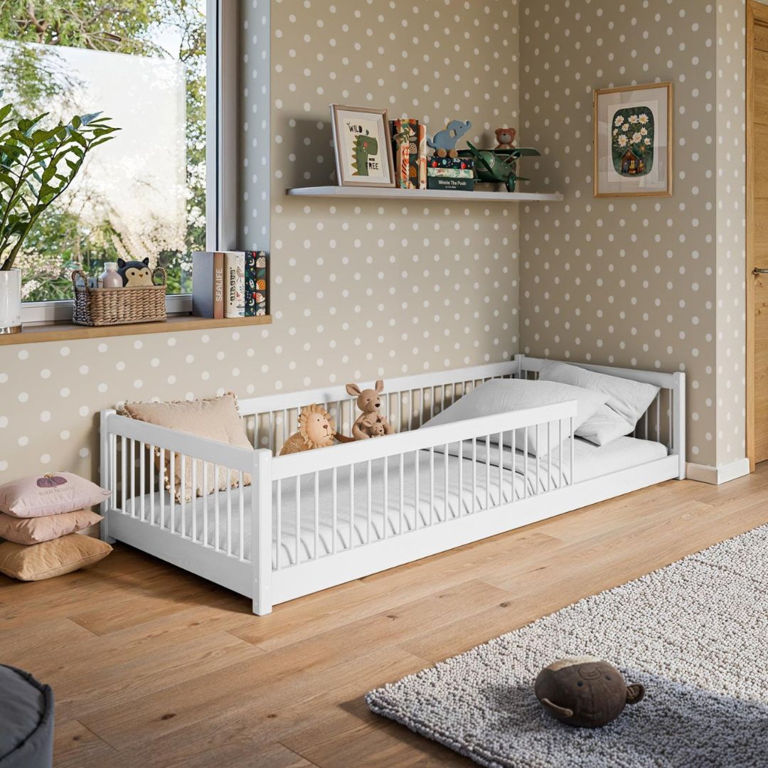 Lano Pedro Montessori Gyerekágy (fehér, 90x200 cm)