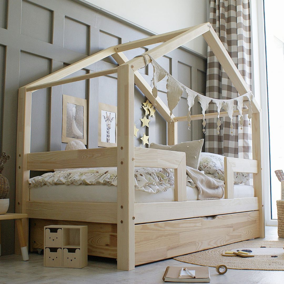 Luloo Housebed Classic Duo Plus Ifjúsági Gyerekágy (pótágyazható, több színben, méretben)