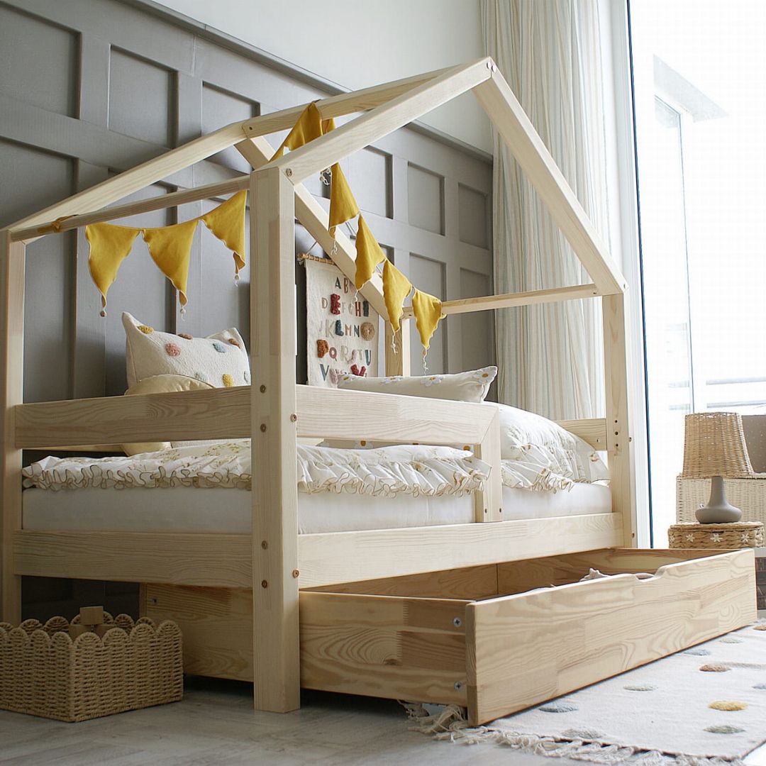 Luloo Housebed Classic Plus Ifjúsági Gyerekágy (pótágyazható, több színben, méretben)