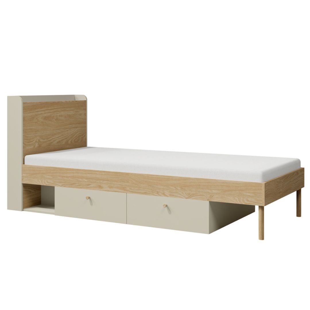 Lurevo Mika Cashmere Ágyneműtartós Gyerekágy (90x200 cm)