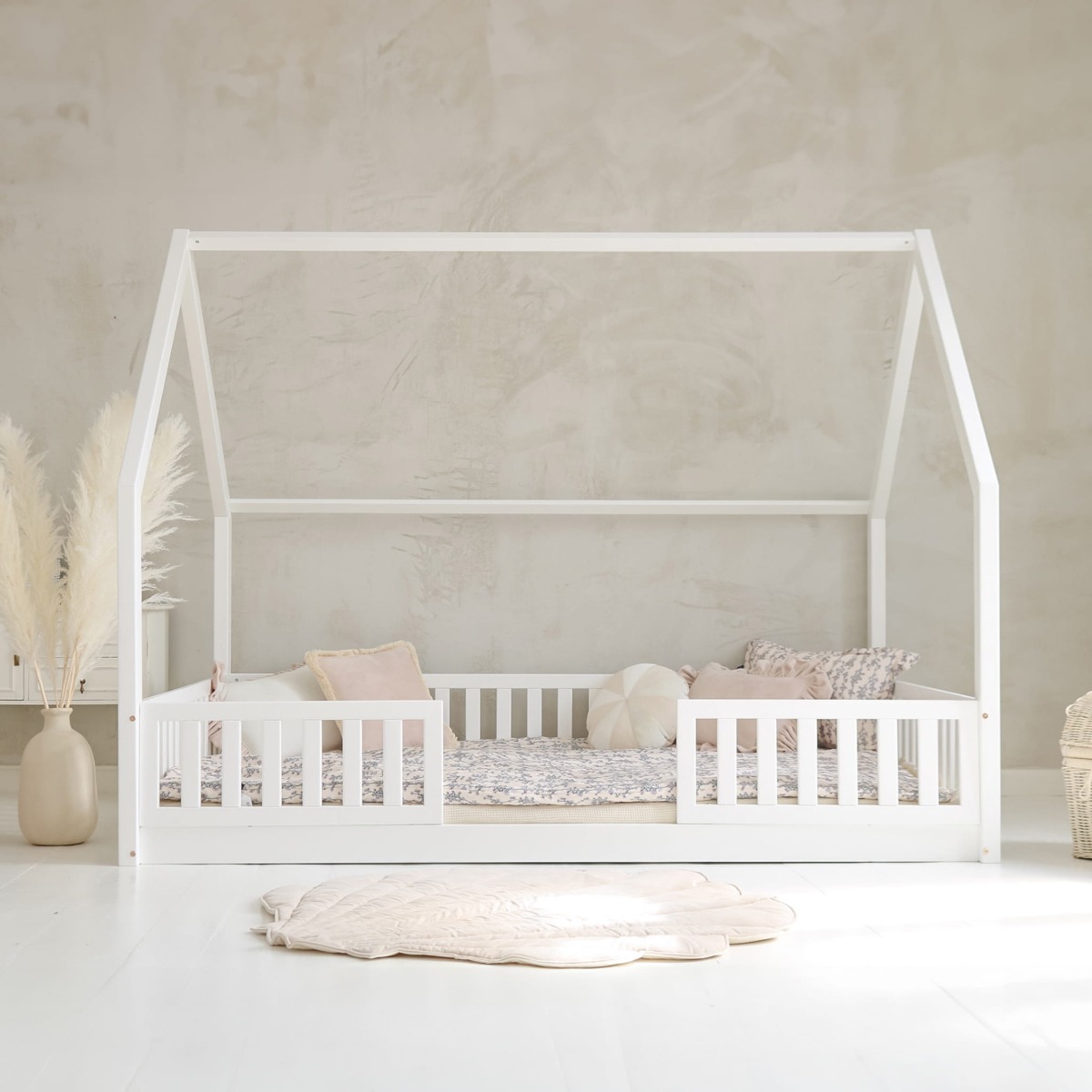 Luloo Bianco Duo Fehér Montessori Házikó Ágy (140x200 cm)