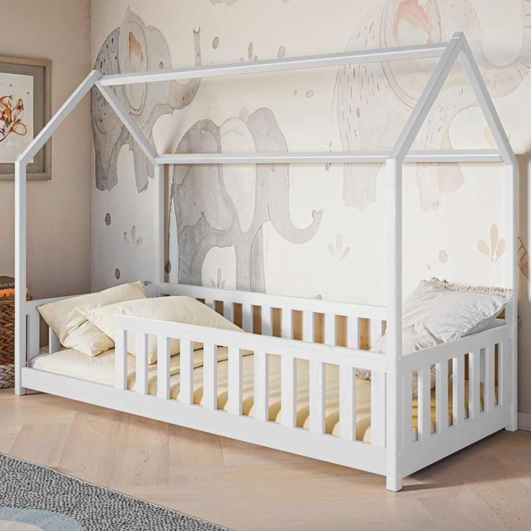 Lano Noah Montessori Gyerek&aacute;gy (feh&eacute;r, 90x200 cm)