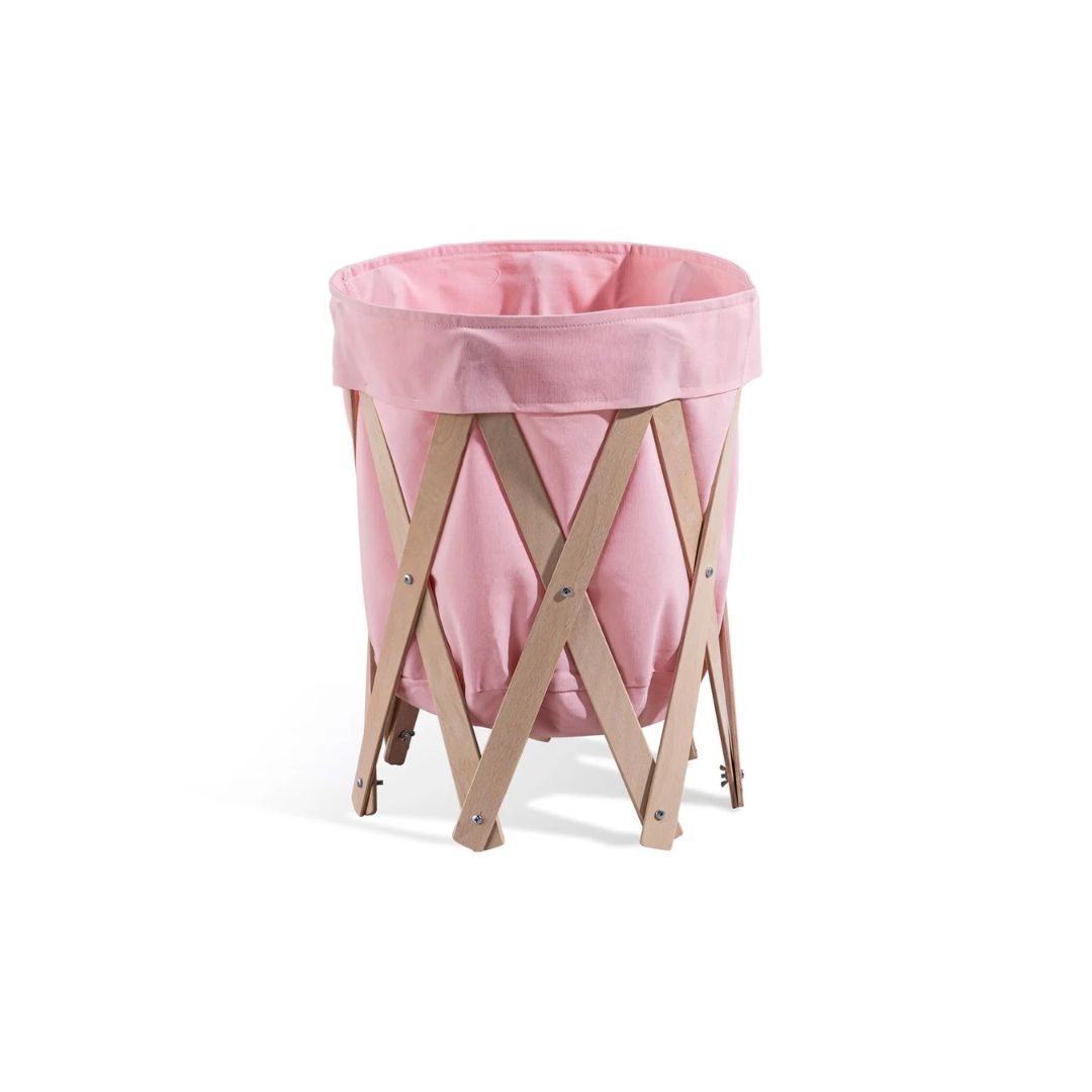 Caploonba Woodba Pink Összecsukható Játéktároló