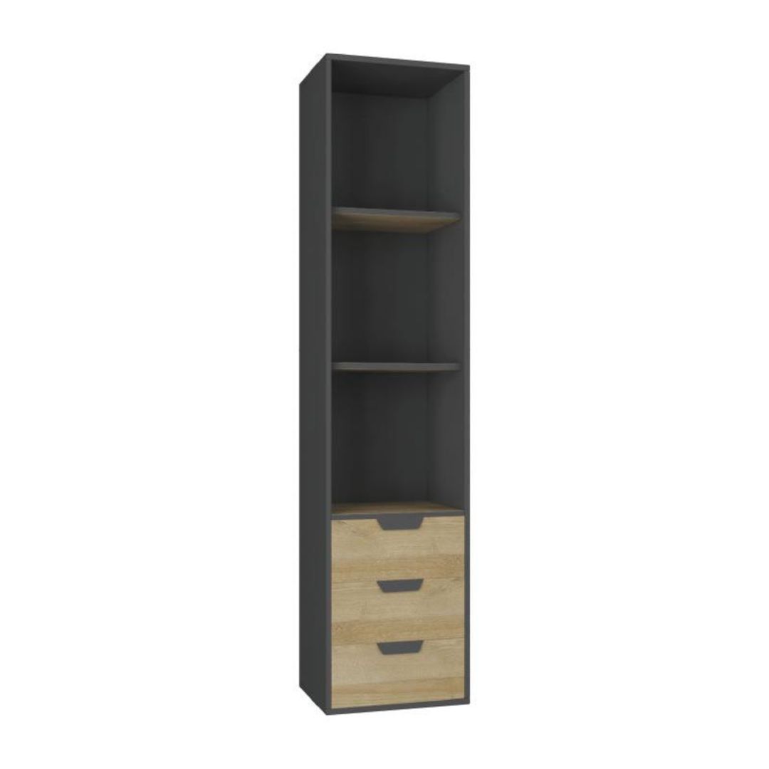 Meblar Nano Timber Könyvesszekrény IV.
