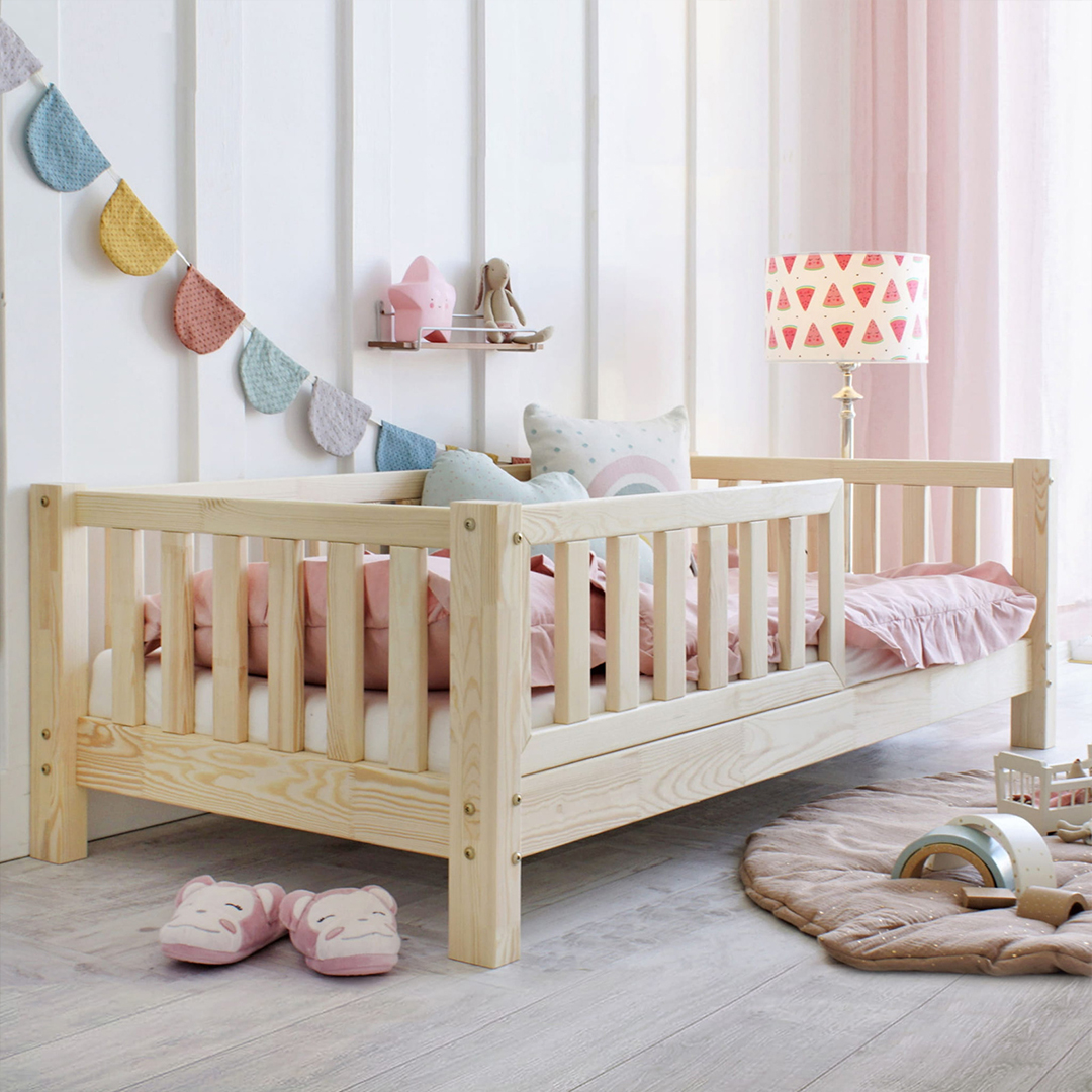 Luloo Basic Love Natúr Gyerekágy (80x160 cm) | Kimmel Gyerekbútor