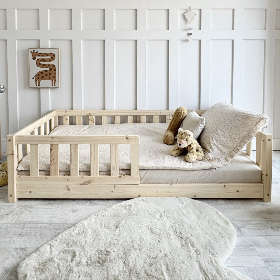 Luloo David Natúr Montessori Gyerekágy (90x190 cm)