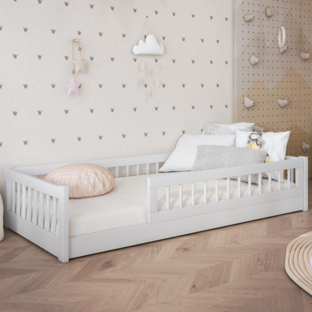 Meblobed Dores Montessori Gyerekágy (fehér, 80x180 Cm)