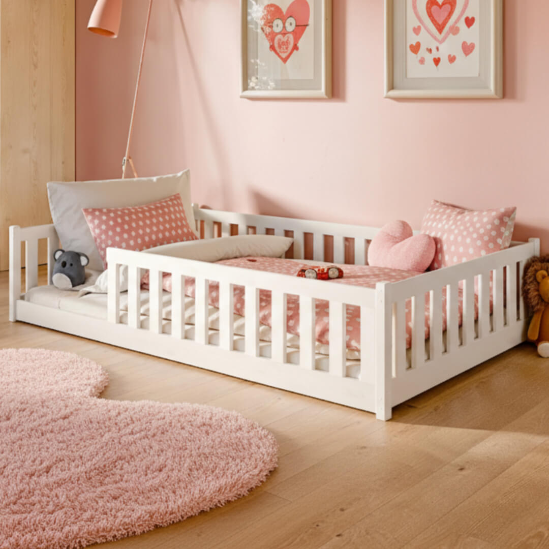 Lano Otis Montessori Gyerekágy (fehér, 120x200 cm)