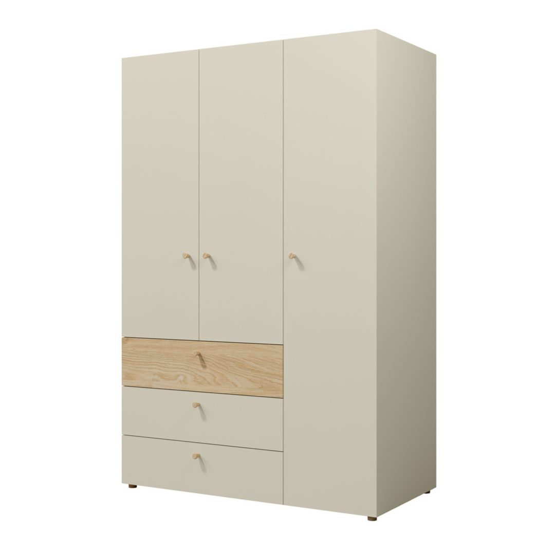 Lurevo Mika Cashmere 3 Osztású Szekrény