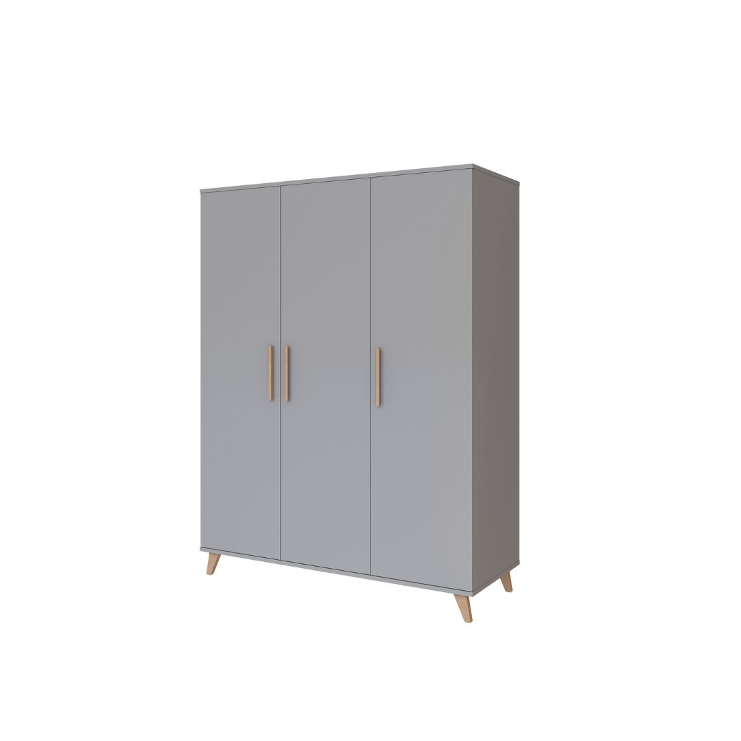 Faktum Flip Grey 3 Osztású Szekrény