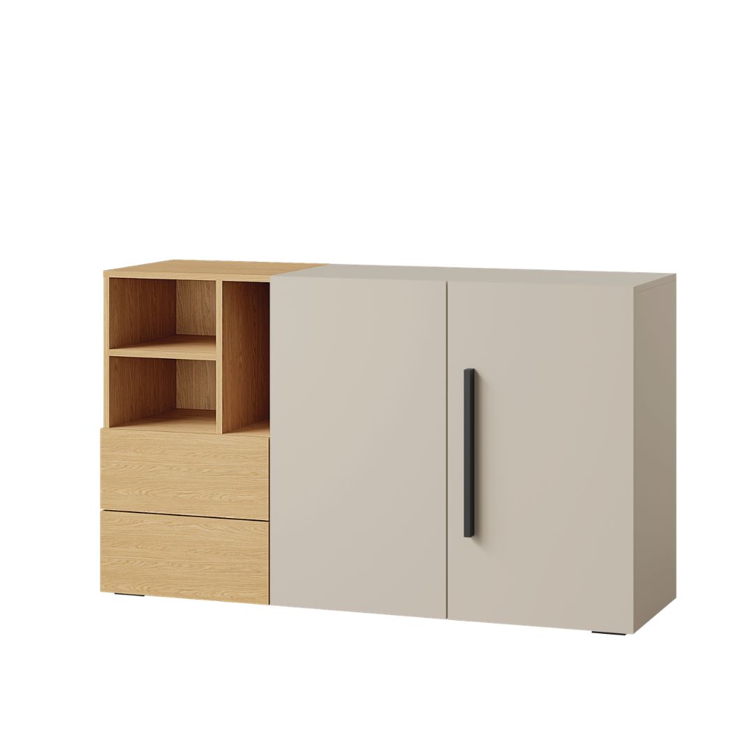 Lurevo Avelo Oak Széles Komód